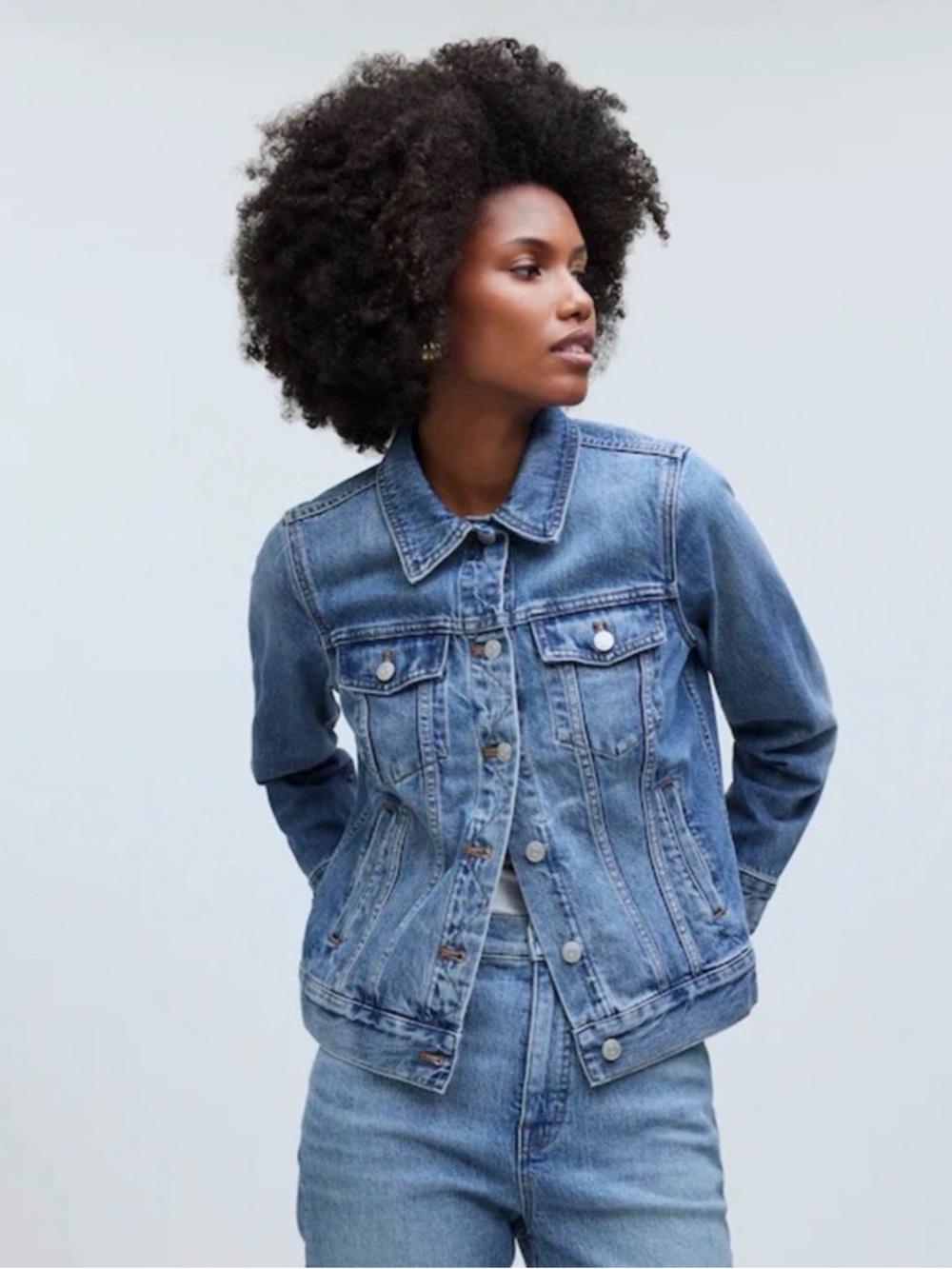 Madewell Classic Denim Jacket Medford Wash